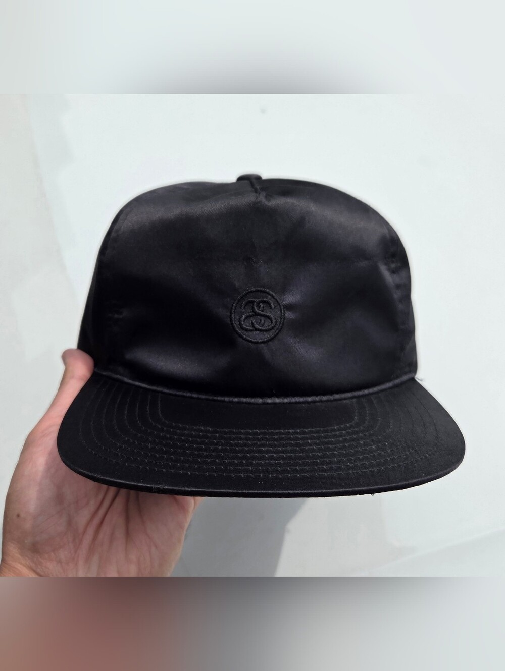 Stussy Black SnapBack Hat